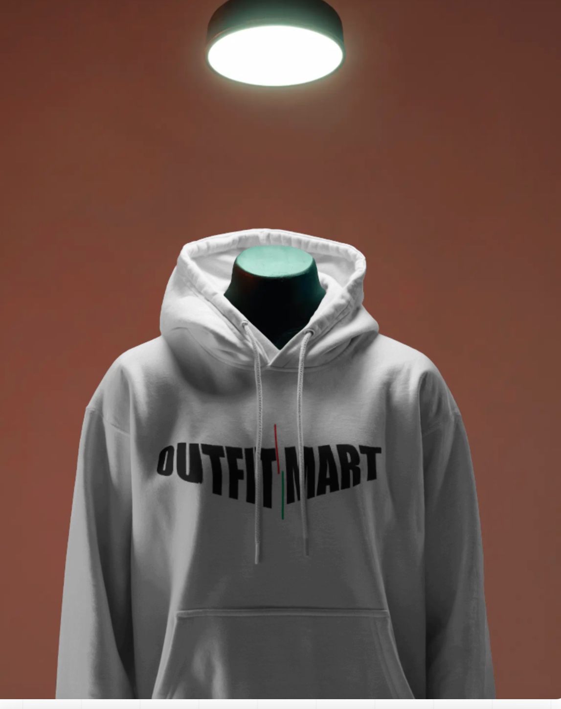 Finished custom apparel sample ready for UK delivery